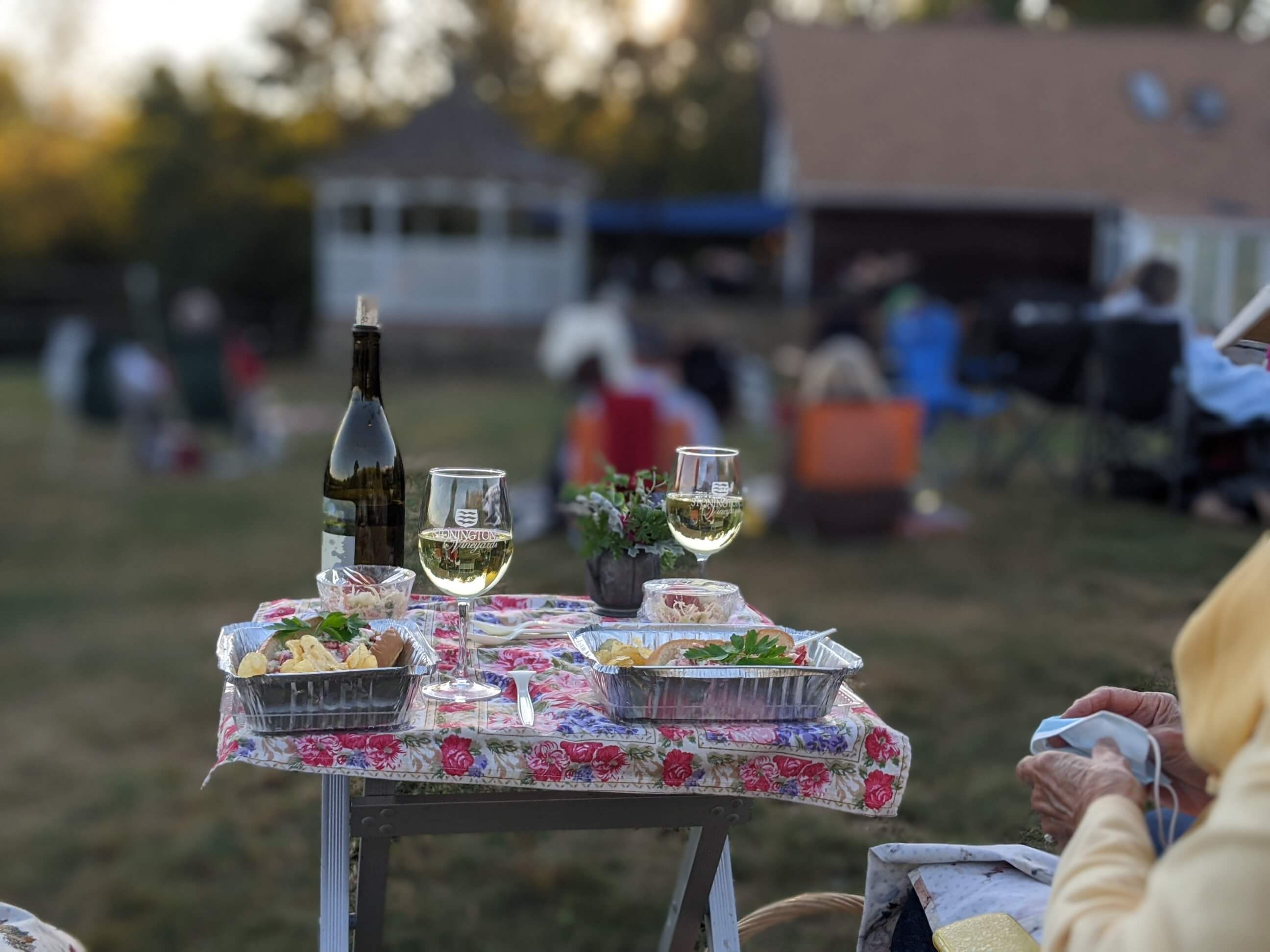 Stonington Vineyards set table – 10.3.20